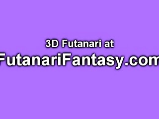 3D Futanari Babes Orgasming